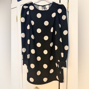 Black and White Polka Dot Dress (H&M)